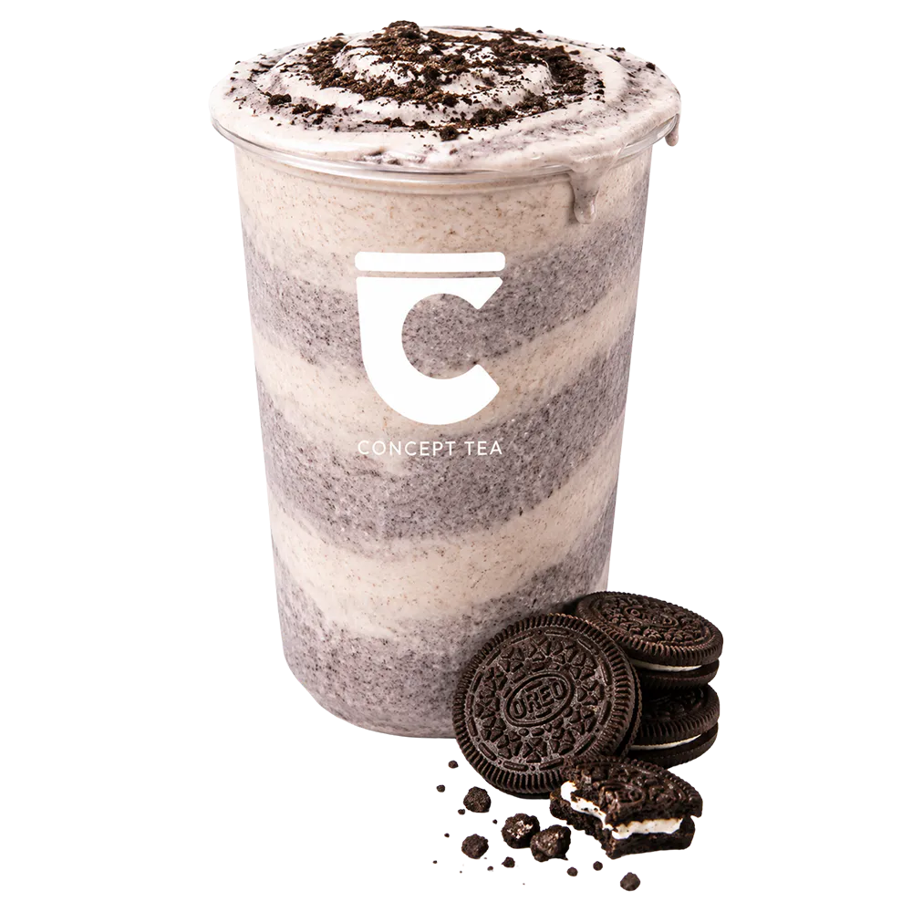 cookie and cream blend at The Concept Tea, a Bubble Tea Shop in Denison