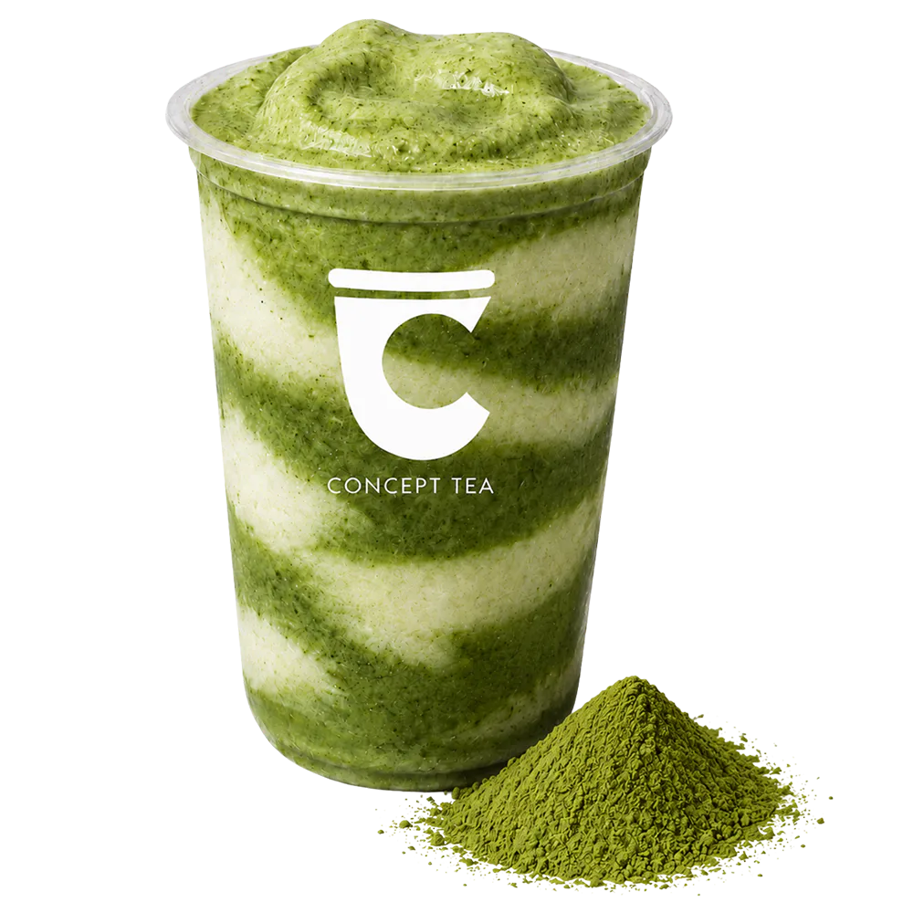 matcha blend at The Concept Tea, a Bubble Tea Shop in Denison