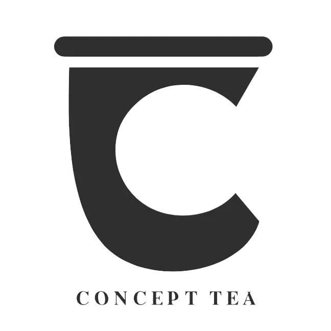 Minimal black cup shaped letter C brand logo at The Concept Tea, a Bubble Tea Shop in Denison